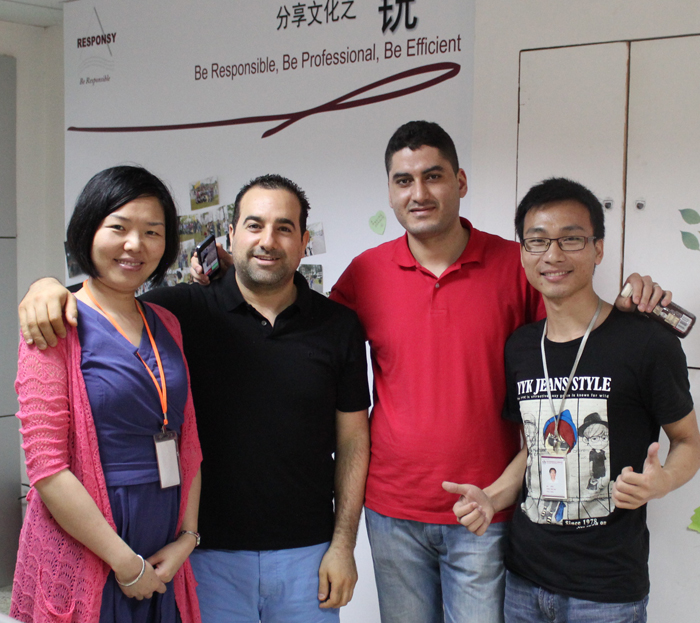 我會去參觀你們公司并且希望最終確定下這個訂單