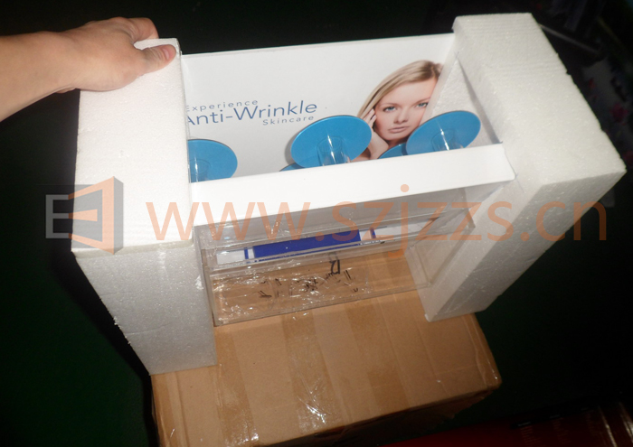 亞克力化妝品展示架廣告板包裝 亞克力化妝品展示架廣告板包裝