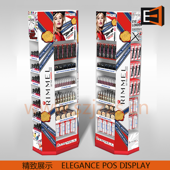 多功能落地化妝品展示柜設計定制,用于口紅、眼影、眉筆、睫毛膏等展示 多功能落地化妝品展示柜設計定制,用于口紅、眼影、眉筆、睫毛膏等展示