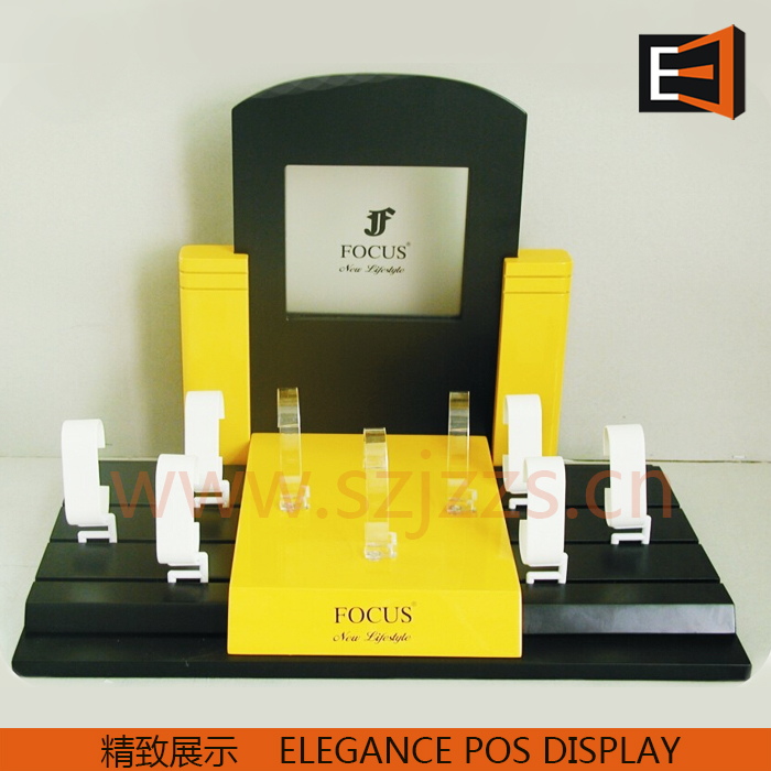 高檔木質(zhì)、亞克力手表展示架展示臺(tái)（含5款），可定制款式