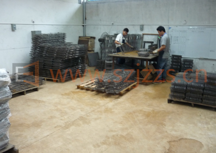 金屬展示架鐵線工藝