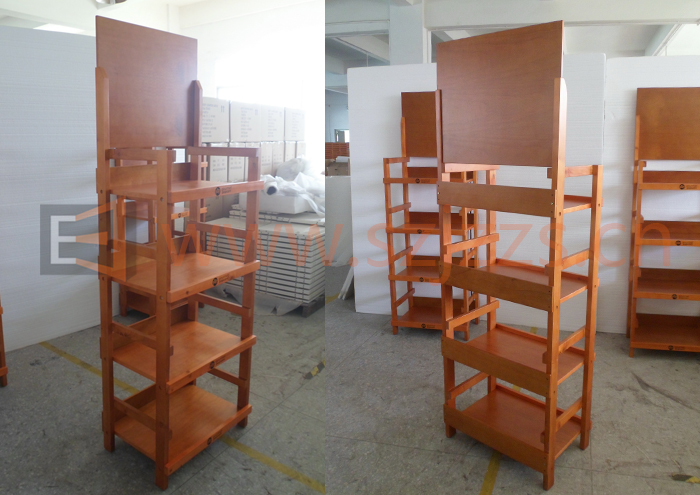 木制食品展示架 木制食品展示架