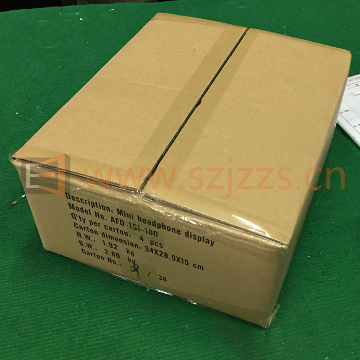 耳機架包裝完成