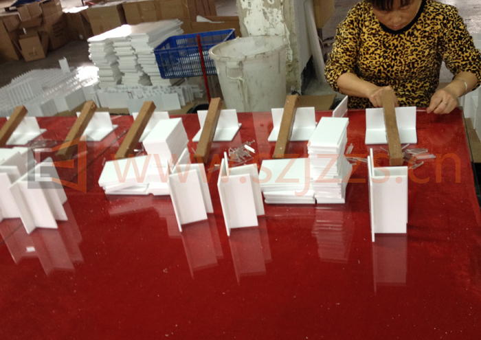 亞克力展示架粘接