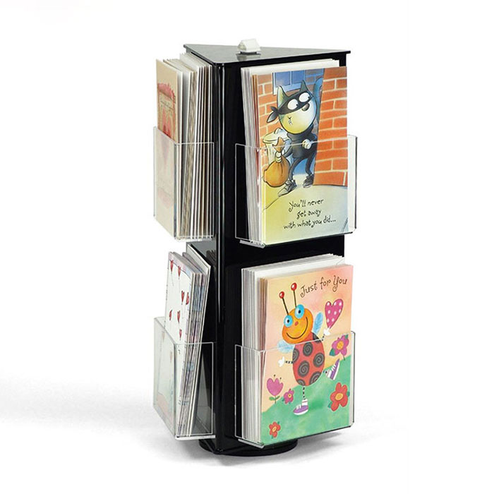 透明展示架定制 亞克力旋轉(zhuǎn)宣傳單陳列架加工 透明展示架定制 亞克力旋轉(zhuǎn)宣傳單陳列架加工