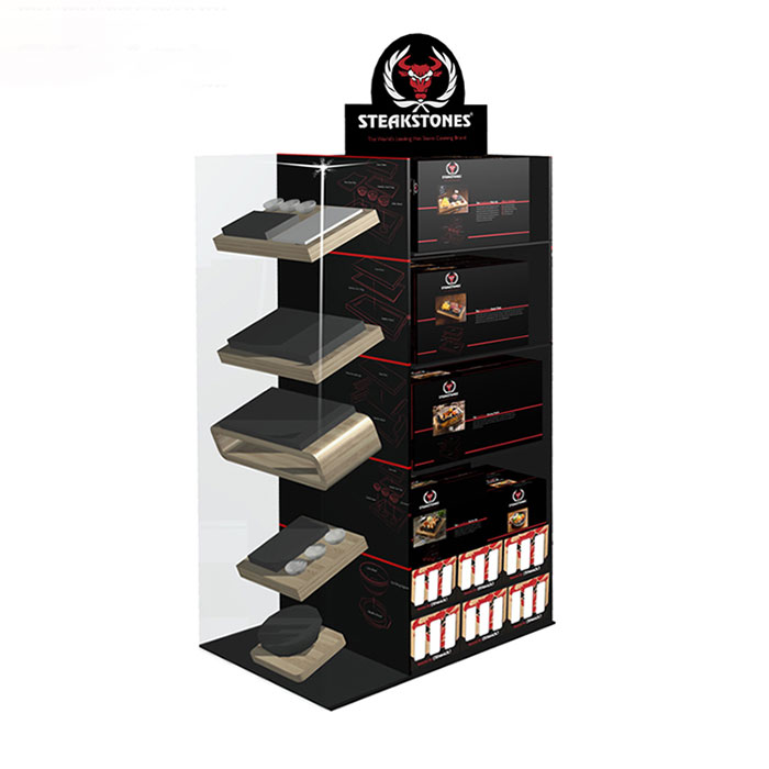 餐具落地展示架定制 多材質展示架 餐具落地展示架定制 多材質展示架
