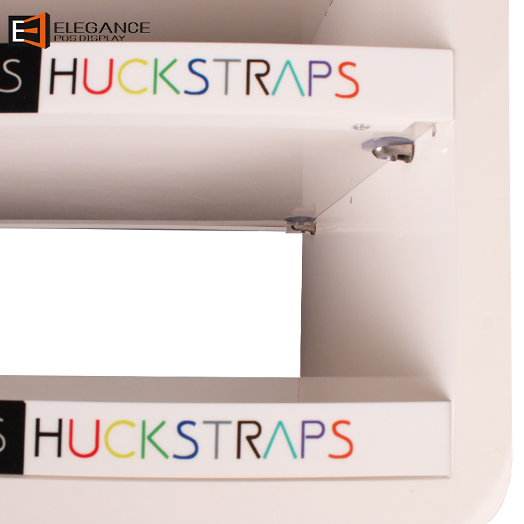 商場促銷的桌面柜臺HUCKSTRAPS男士皮帶展示架 商場促銷的桌面柜臺HUCKSTRAPS男士皮帶展示架