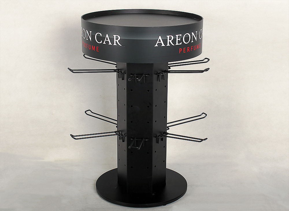 六面旋轉展示架 落地展示架 掛鉤架