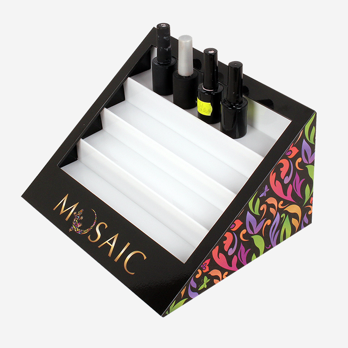 臺面指甲油展示架 亞克力化妝品展示架定制 臺面指甲油展示架 亞克力化妝品展示架定制