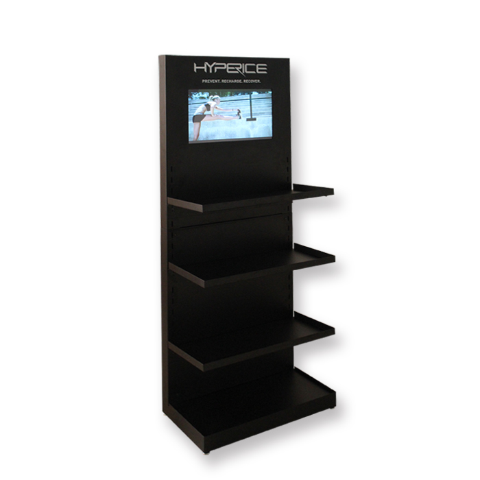 帶顯示器金屬展架 高端展示架 帶顯示器金屬展架 高端展示架