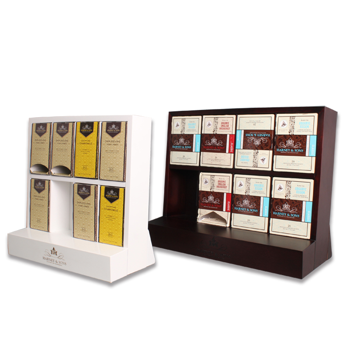 品牌臺面木制茶葉展示架 品牌臺面木制茶葉展示架