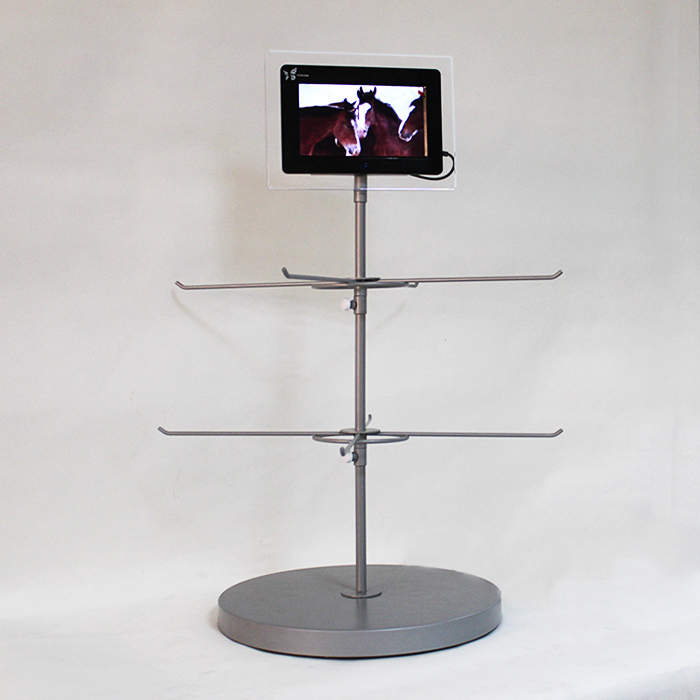 帶顯示器展示架訂做 帶顯示器展示架訂做