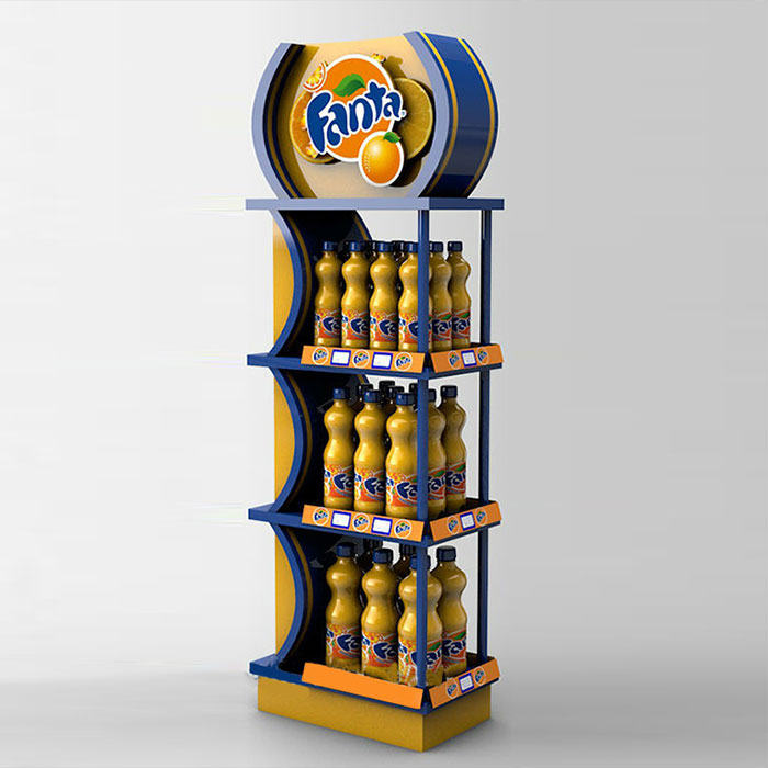 三層鐵制食品展示架(用于飲料、罐裝食品類產(chǎn)品展示) 三層鐵制食品展示架(用于飲料、罐裝食品類產(chǎn)品展示)