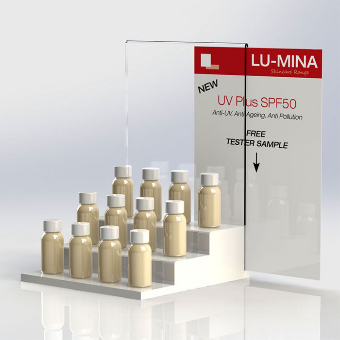 亞克力化妝品展示架/收納盒,可按需求定制 亞克力化妝品展示架/收納盒,可按需求定制