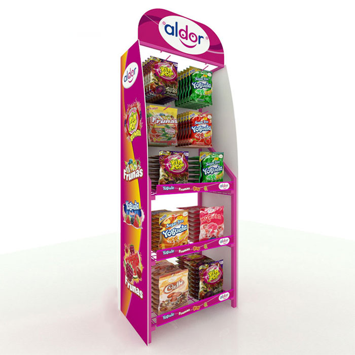 食品零食展示架定制,落地金屬陳列展示架批量工廠制作 食品零食展示架定制,落地金屬陳列展示架批量工廠制作