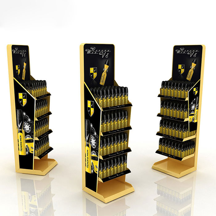 化妝品落地陳列展示架 多層化妝品展示架定制