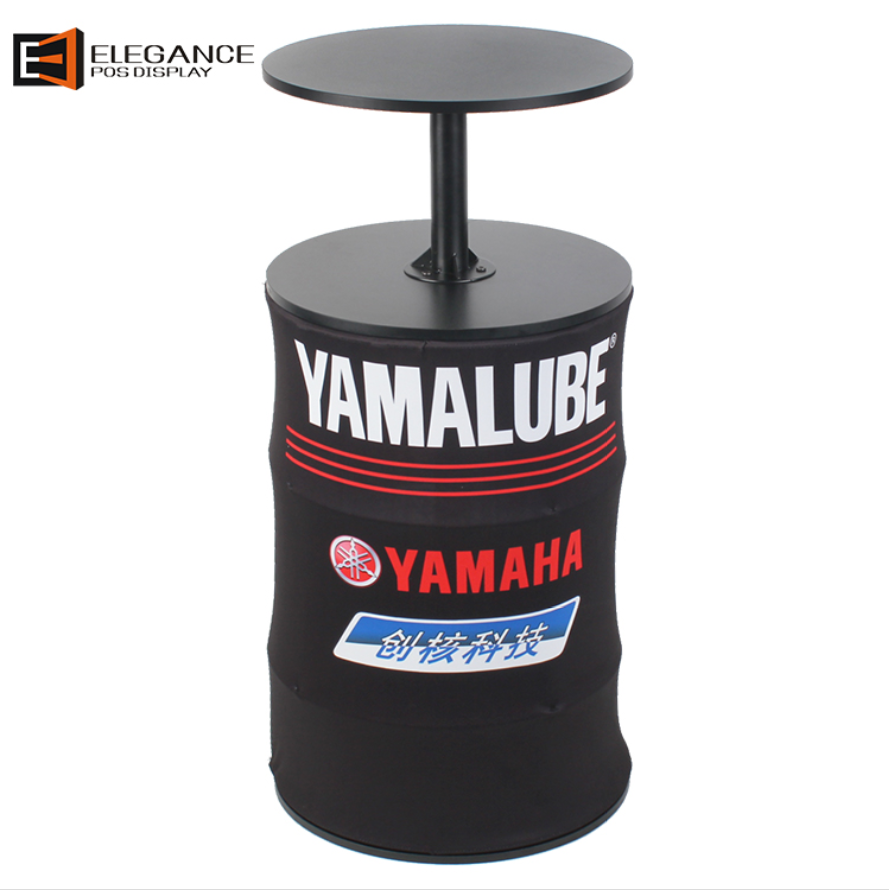 定制黑木金屬潤滑機油展示架 定制黑木金屬潤滑機油展示架