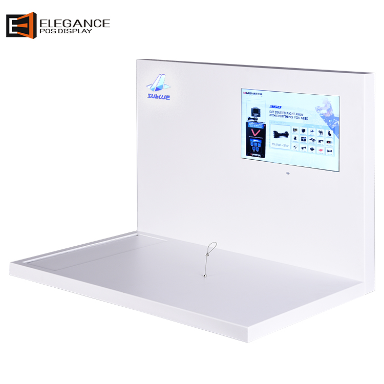 定制亞克力時尚水下攝影無人機展示架帶LCD展示屏 工廠直銷