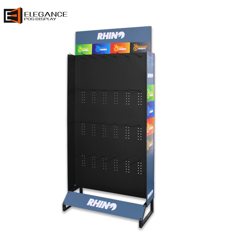 熱銷多用途金屬落地手套展示架帶掛鉤 工廠直銷