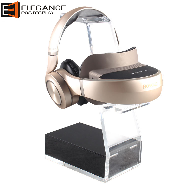 工廠定制簡約設(shè)計柜臺透明亞克力VR耳機展示架 工廠定制簡約設(shè)計柜臺透明亞克力VR耳機展示架