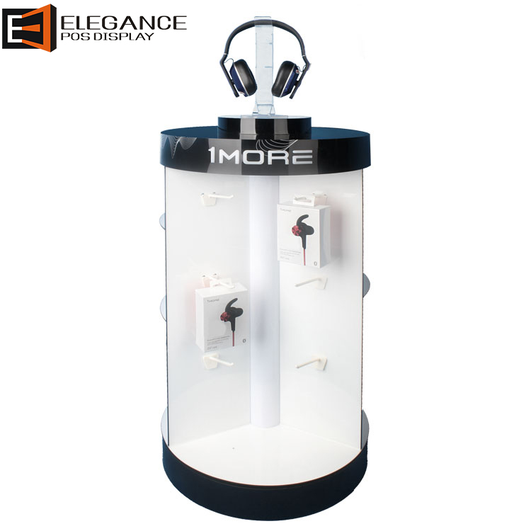 定制亞克力耳機(jī)架帶LED燈的耳機(jī)展示架 定制亞克力耳機(jī)架帶LED燈的耳機(jī)展示架