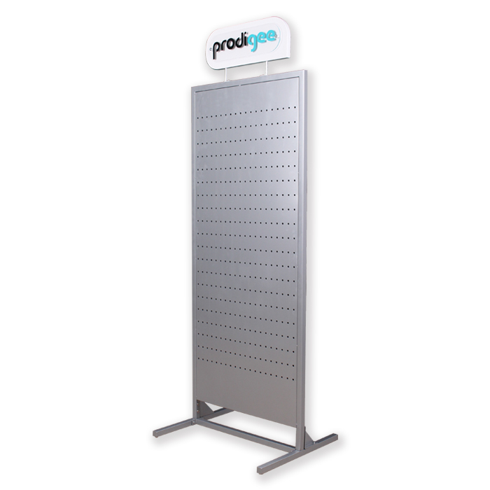 賣場零售大型落地金屬材質手套展示架可自定義掛鉤