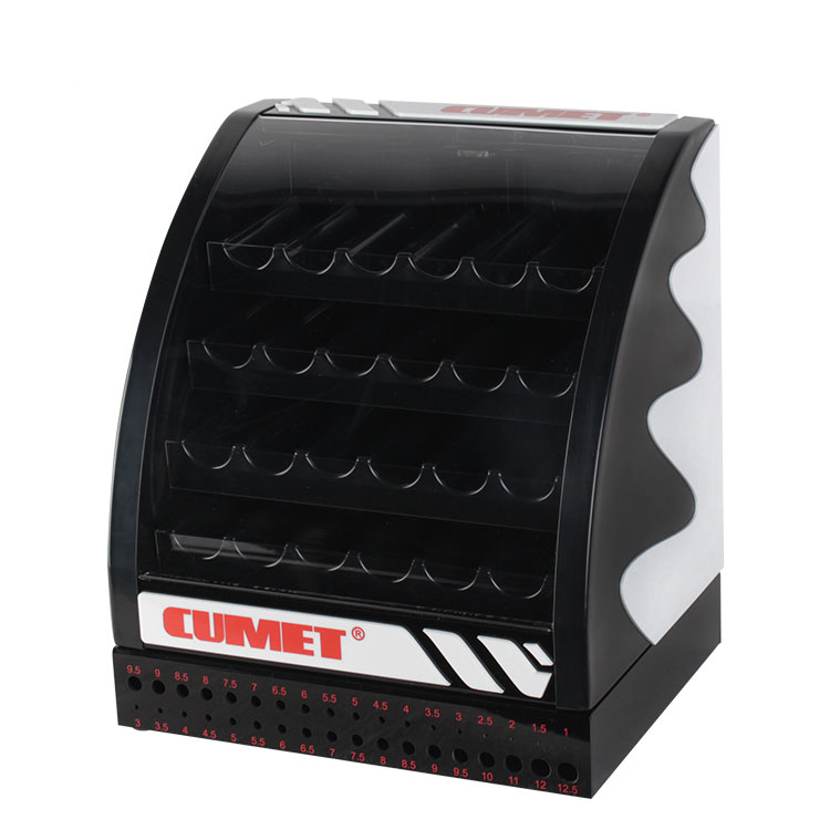 桌面黑色亞克力工具鉆頭展示盒帶鎖展示架 桌面黑色亞克力工具鉆頭展示盒帶鎖展示架